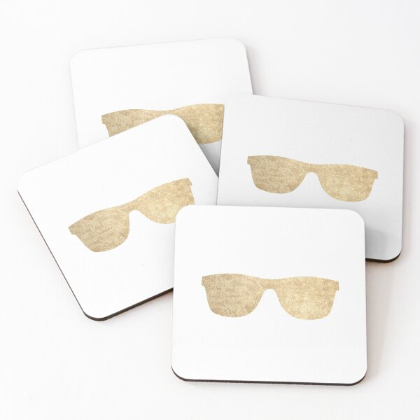 Item preview, Sunglasses - golden faux foil designed and sold by RoseAesthetic.