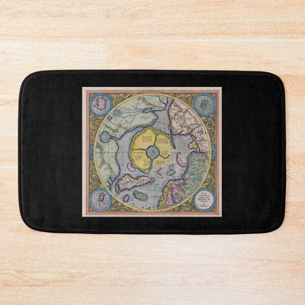 Item preview, Map of the North Polar Regions (1595) designed and sold by ArtHistorical.