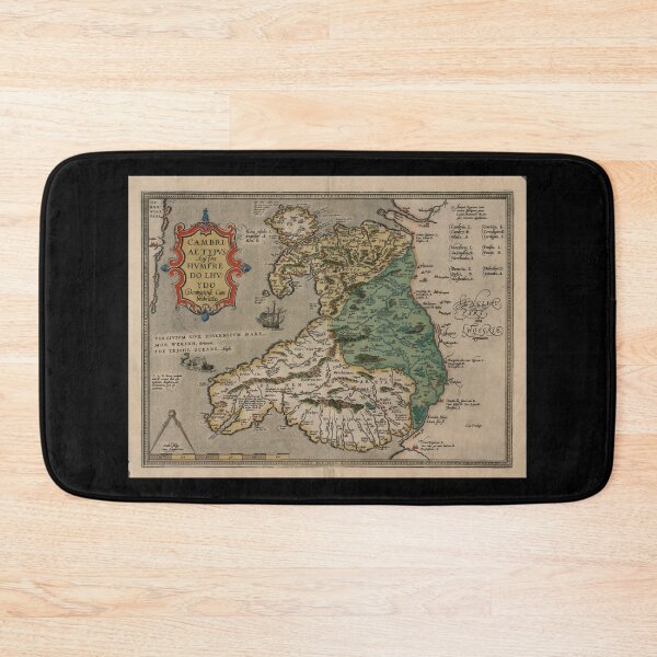 Item preview, Map of Wales (1500s) designed and sold by ArtHistorical.
