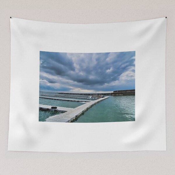Item preview, Summer Outer Harbour - Lyme Regis designed and sold by Dorset Girl.