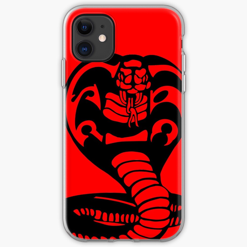 "COBRA KAI (Black logo)" iPhone Case & Cover by frikybomb Redbubble