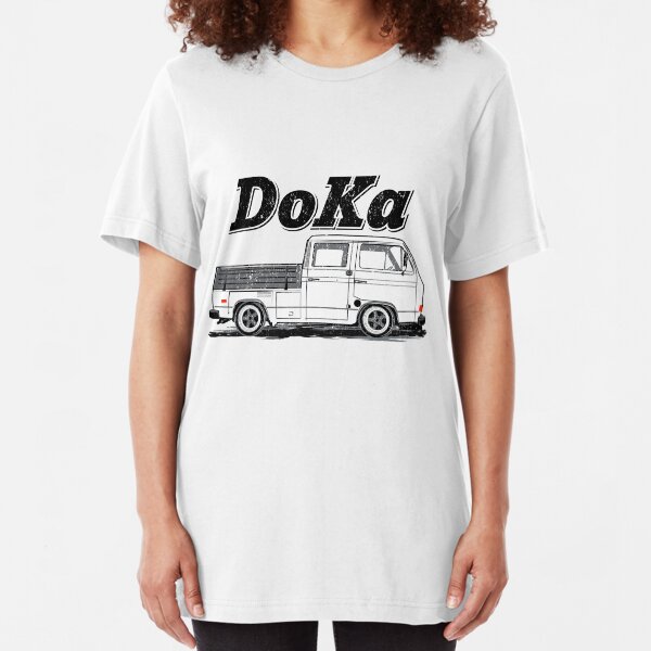T3 DoKa Doppelkabine Pritsche Transporter Slim Fit T-Shirt