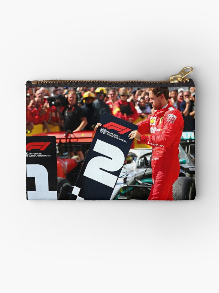 Formula 1 F1 Vettel Ferrari Canadian Grand Prix 2019 Zipper Pouch By Thesmartchicken Redbubble - communism will prevail roblox meme laptop sleeve by thesmartchicken