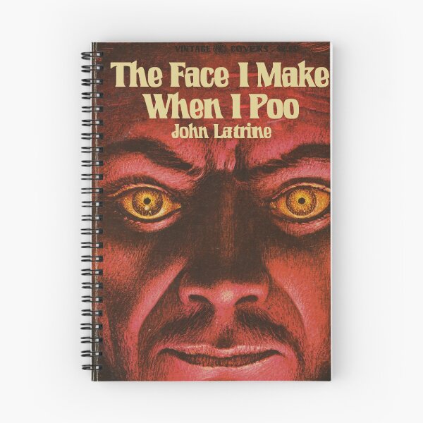 Item preview, The Face I Make When I Poo designed and sold by vintage-covers.