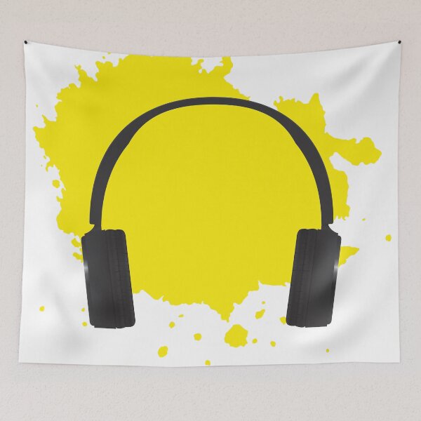 Item preview, Dj Headphones Paint splash designed and sold by onjcdesign.
