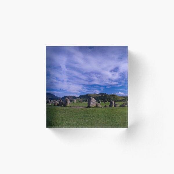 castlerigg stone circle Acrylic Block