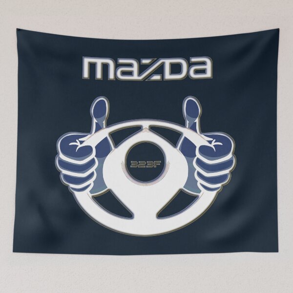Item preview, Mazda Eternal Flame Logo Blue designed and sold by Czerra.