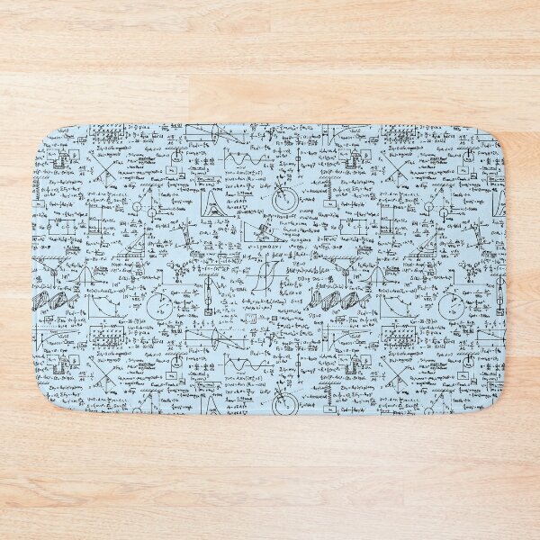 Item preview, Physics Equations // Light Blue designed and sold by TLTextiles.