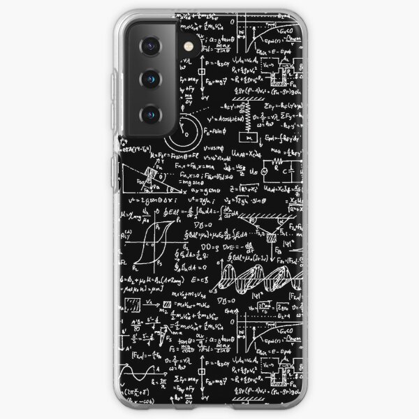 Physics Equations // Black Samsung Galaxy Soft Case