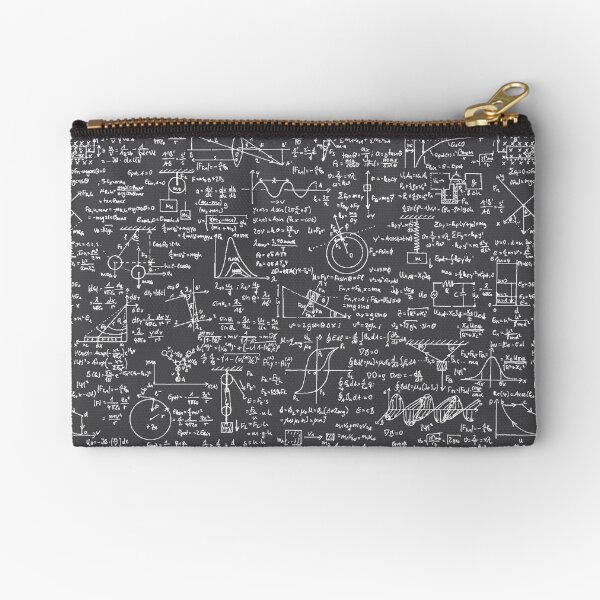 Item preview, Physics Equations // Charcoal designed and sold by TLTextiles.