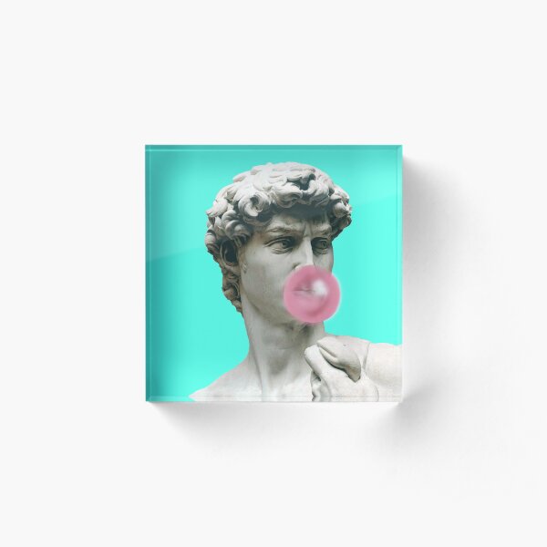 Bad bitches wanna be my bae Acrylic Block