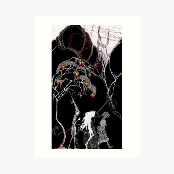 unicorn and bull Art Print