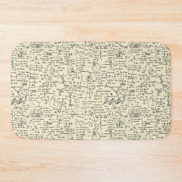 Item preview, Physics Equations // Parchment designed and sold by TLTextiles.