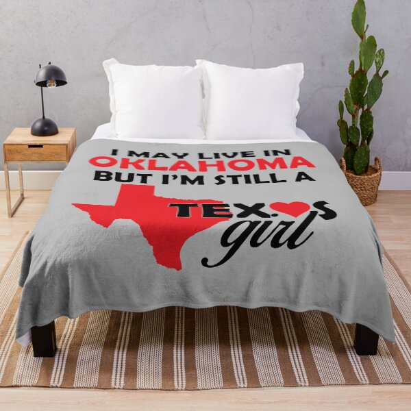 Item preview, I may Live in Oklahoma But I'm still a Texas Girl - Texas Girl Gift Ideas designed and sold by ASClothDesign.