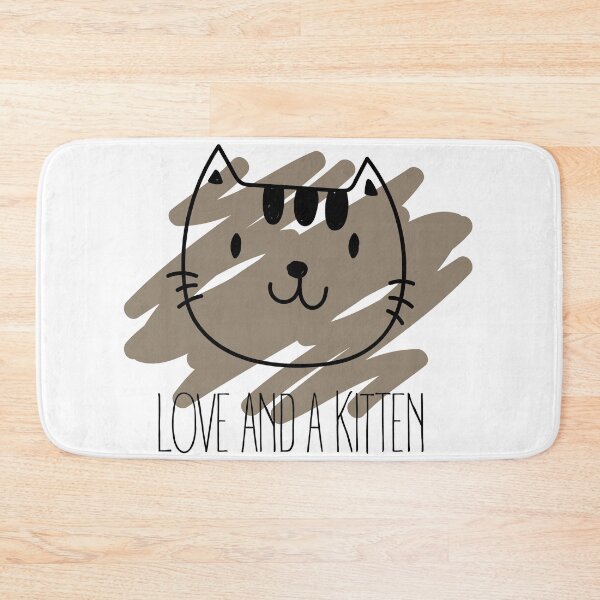 Item preview, Love and a kitten designed and sold by SVDesignatVasil.
