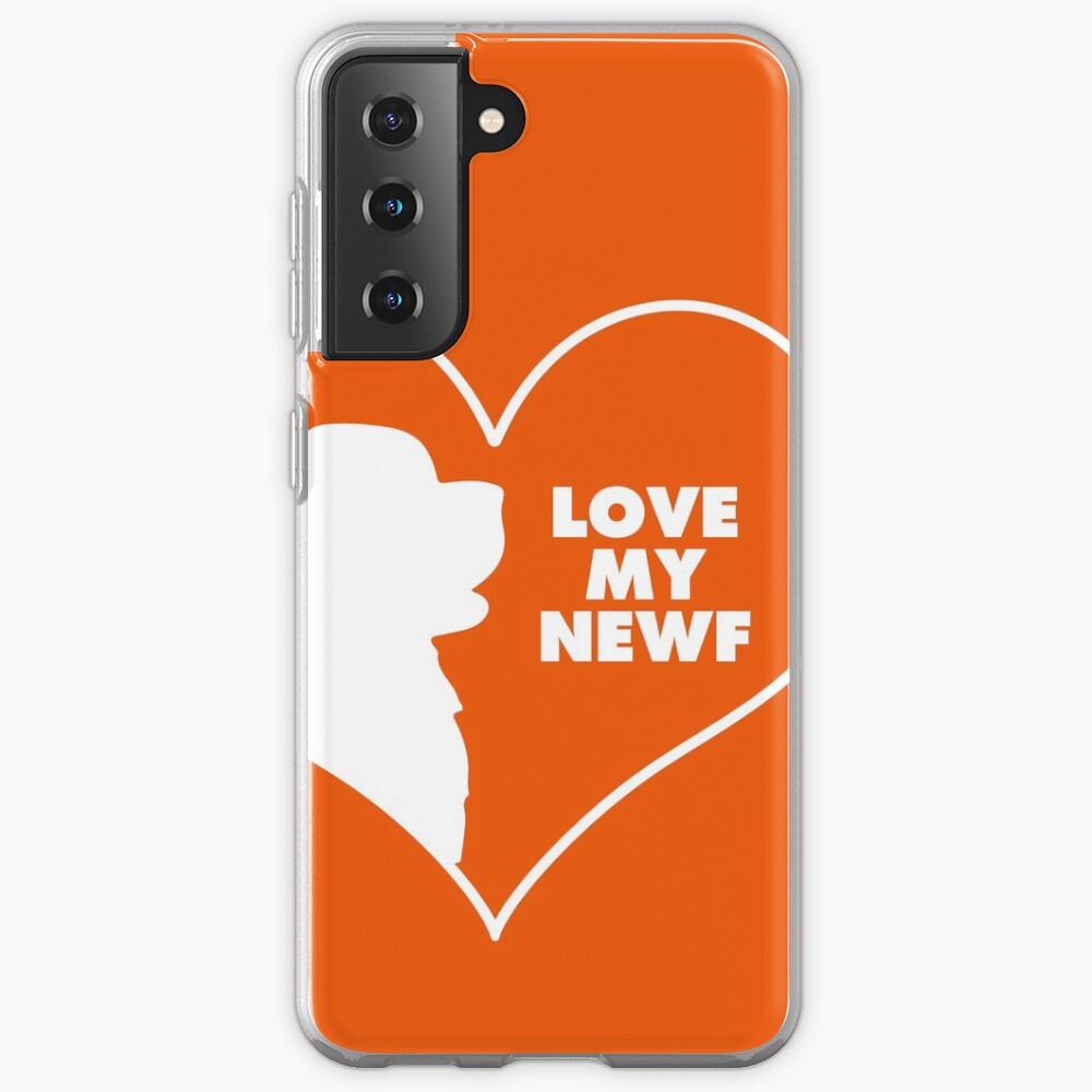 I Love my Newfie Case & Skin for Samsung Galaxy
