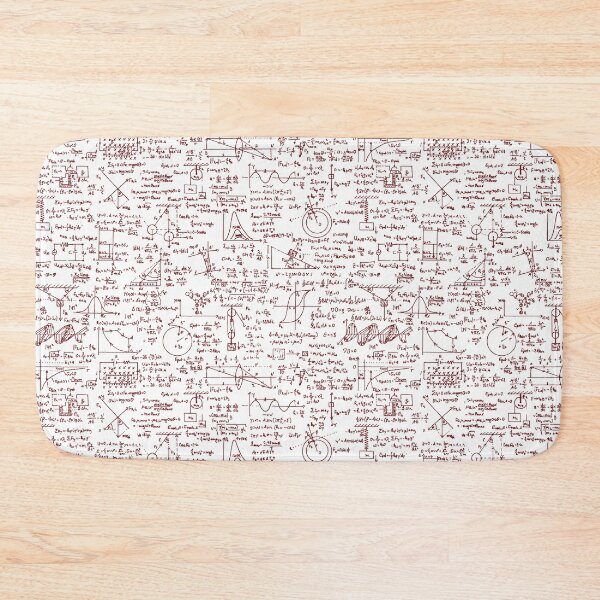 Item preview, Physics Equations // Red Pen designed and sold by TLTextiles.