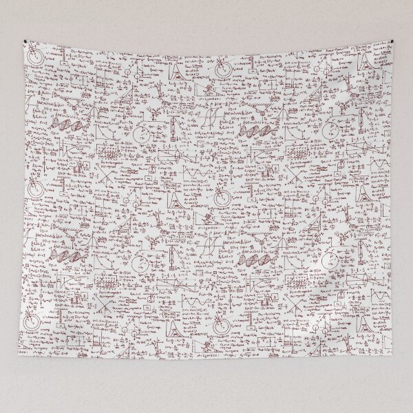 Item preview, Physics Equations // Red Pen designed and sold by TLTextiles.