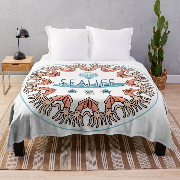 Item preview, Cute ocean life set cartoon illustration motif set designed and sold by Limolida.