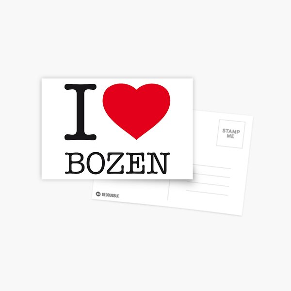 I LOVE BOZEN Postcard