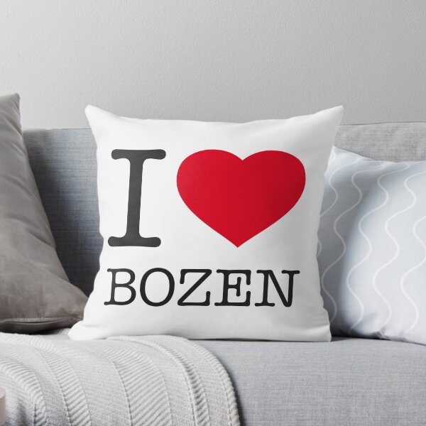 I LOVE BOZEN Throw Pillow