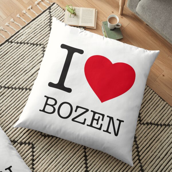 I LOVE BOZEN Floor Pillow