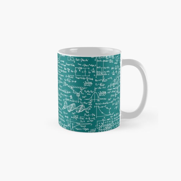 Item preview, Physics Equations // Teal designed and sold by TLTextiles.