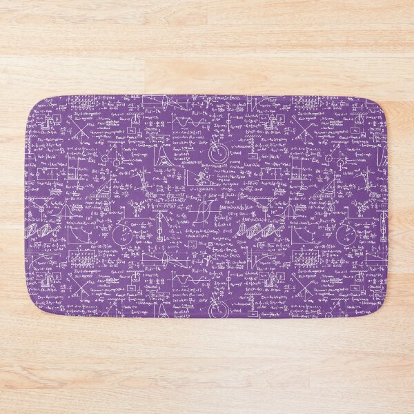 Item preview, Physics Equations // Purple designed and sold by TLTextiles.