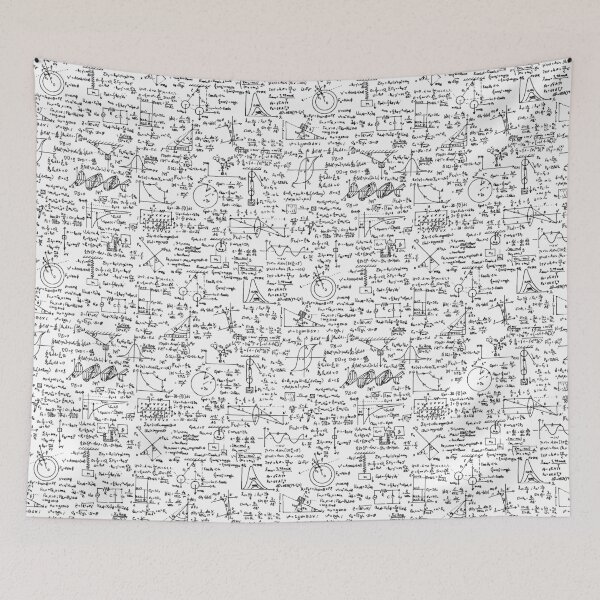 Item preview, Physics Equations designed and sold by TLTextiles.