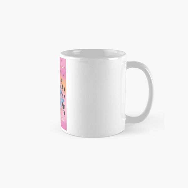Lake Titicaca Map Travel poster Classic Mug