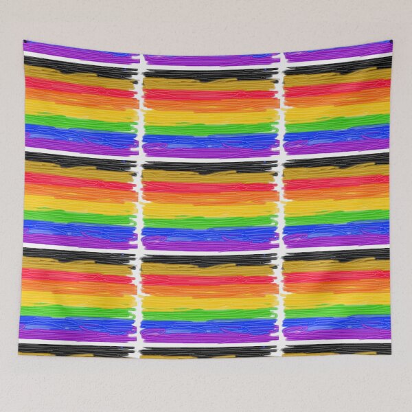 Item preview, Pride Flag Scribble designed and sold by Riccivela.