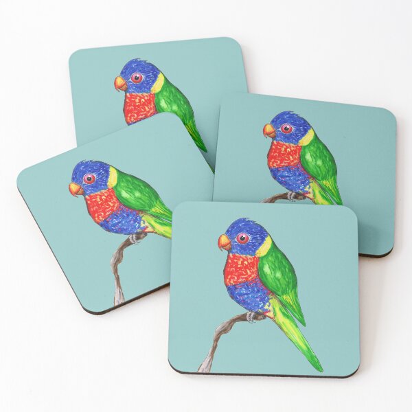 Item preview, Cute rainbow lorikeet	 designed and sold by Bwiselizzy.