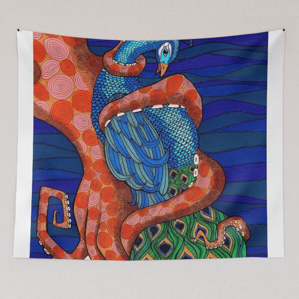 Item preview, Octopus and Peacock designed and sold by Vicky Pratt.