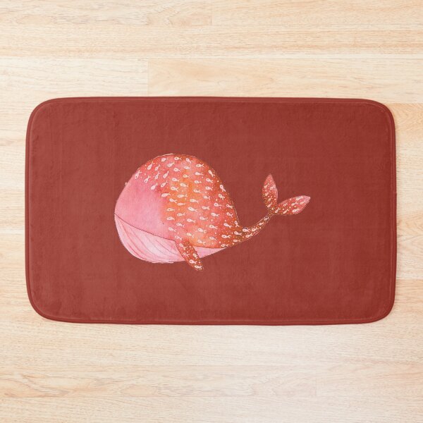 Item preview, Orange whale designed and sold by alisonsadler.
