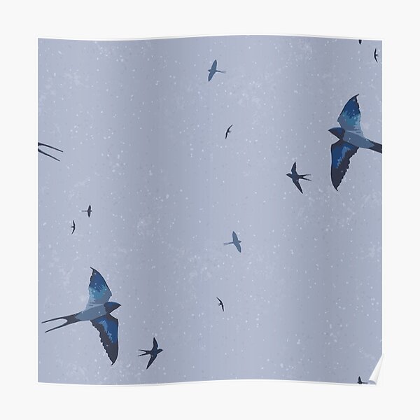 May Swallows VI Poster