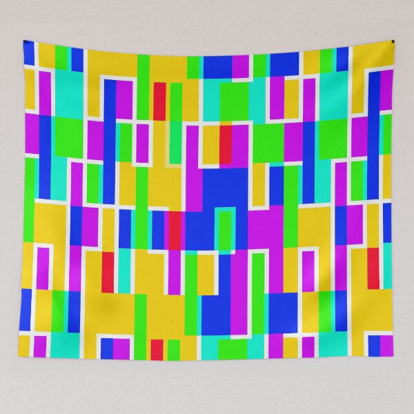 Item preview, Colorful Geometric Modern Abstract Retro Art Pattern designed and sold by Dator.