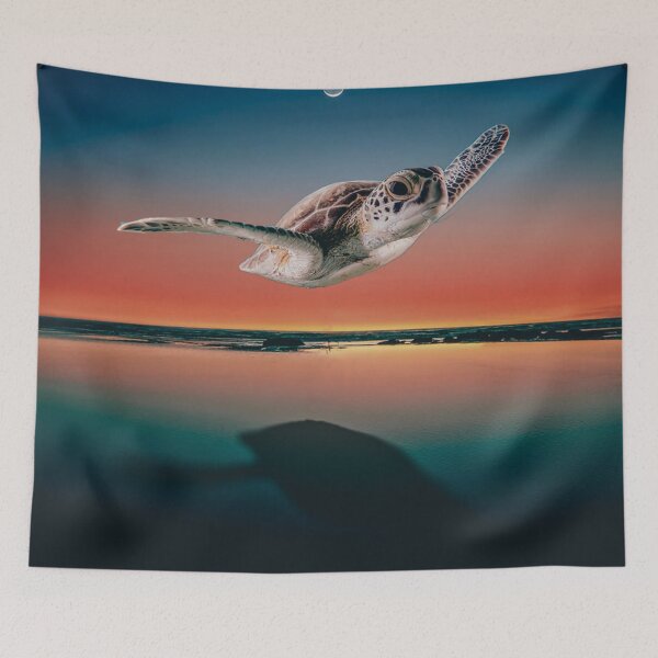 Item preview, Turtle flying designed and sold by UnrealWorld.