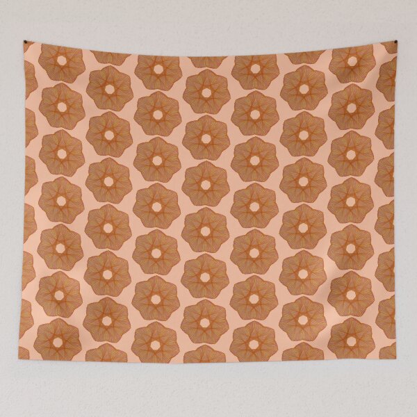 Item preview, Spirograph Pink and Orange Blossom Pattern designed and sold by TravellingAlle.