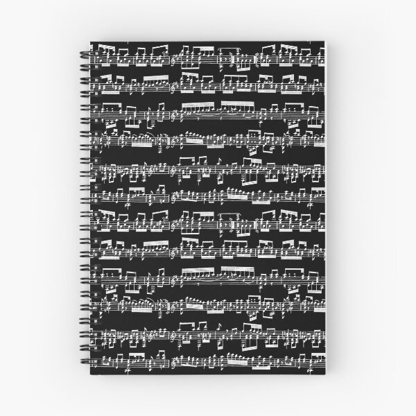 Item preview, Sheet Music on Black designed and sold by TLTextiles.