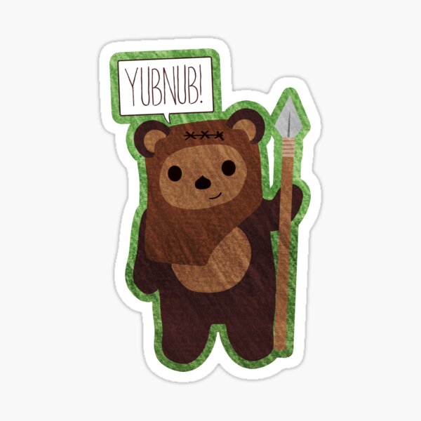 Item preview, Yubnub! Ewok lindo con lanza designed and sold by browniegamer.