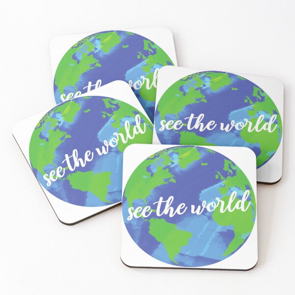 Item preview, See The World Dark Colors designed and sold by annmariestowe.