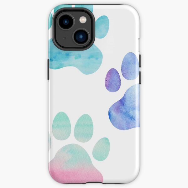 Watercolor Paw Print Trio iPhone Tough Case