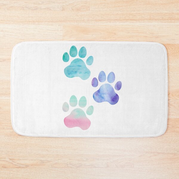Item preview, Watercolor Paw Print Trio designed and sold by annmariestowe.