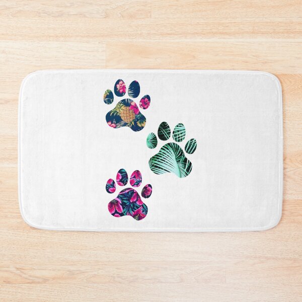 Item preview, Tropical Paw Print Trio designed and sold by annmariestowe.