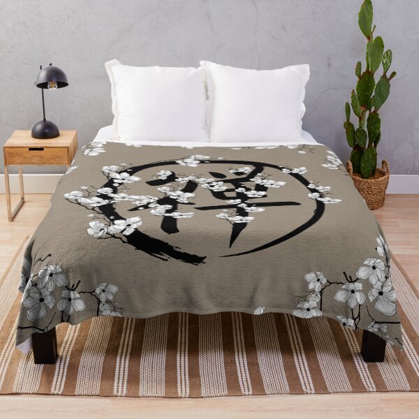 Item preview, Blossoming Enso circle and Zen hieroglyph #1 designed and sold by k9printart.
