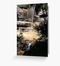 Water Fall Greeting Card
