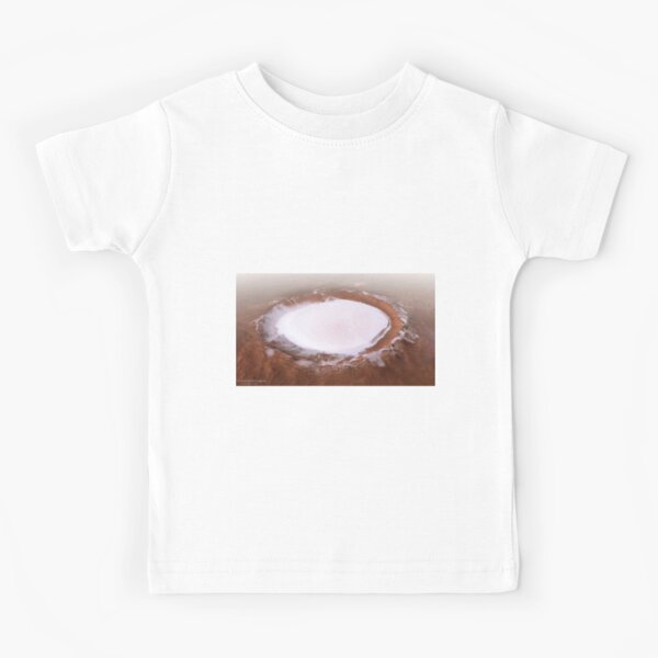 The Martian Mystery: Ice Crater That Never Melts Kids T-Shirt