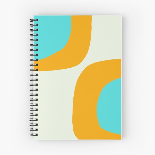 Item preview, Desert Abstract 3 in Orange and Aqua Blue designed and sold by kierkegaard.