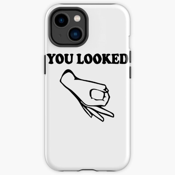 Made you Look Hand Meme iPhone Tough Case
