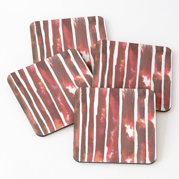 Item preview, Forêt de troncs rouges designed and sold by xyzebre.